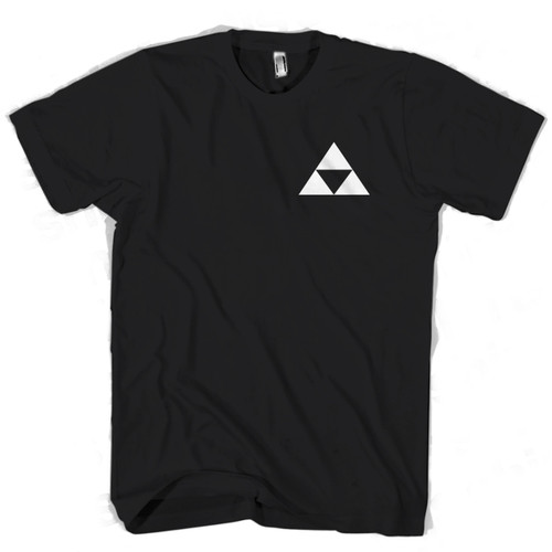 Legent Zelda Triforce Logo Pocket Man's T shirt