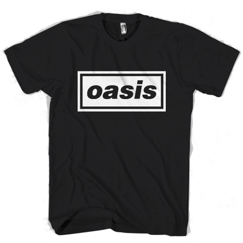 Oasis Band Logo Ringer Man's T shirt