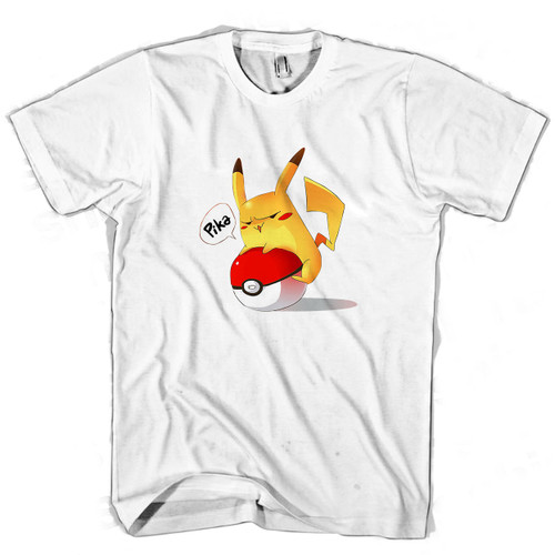 Pikachu With ball Man's T shirt