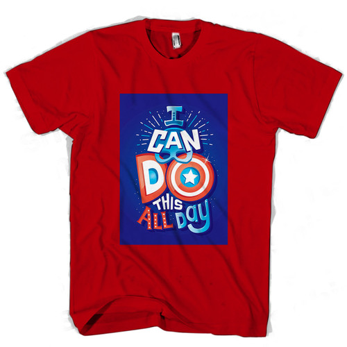 QUOTE CAPTAIN AMERICA Man's T shirt