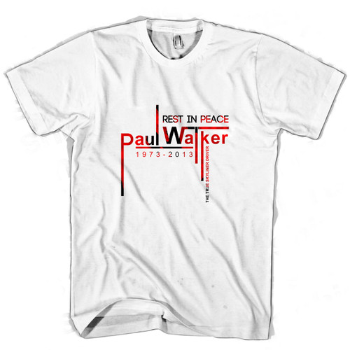 Rest In Peace Paul Walker Man's T shirt