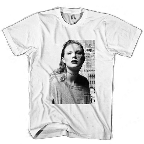 Taylor Swift Reputation Newspaper Art Man's T shirt