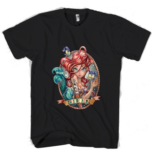 The Little Mermaid Tattooed Man's T shirt
