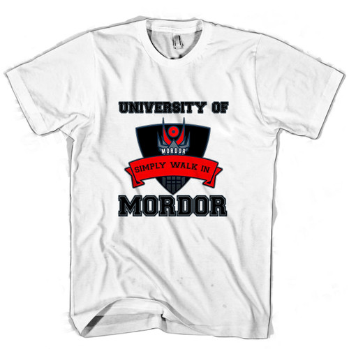 University of Mordor Simply Walk In Man's T shirt