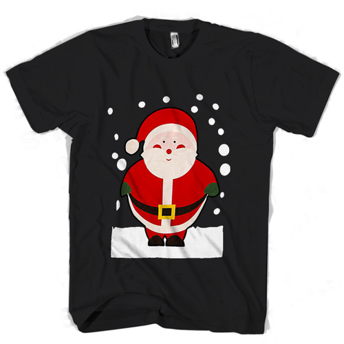 Xmas Novelty Santa Christmas Man's T shirt