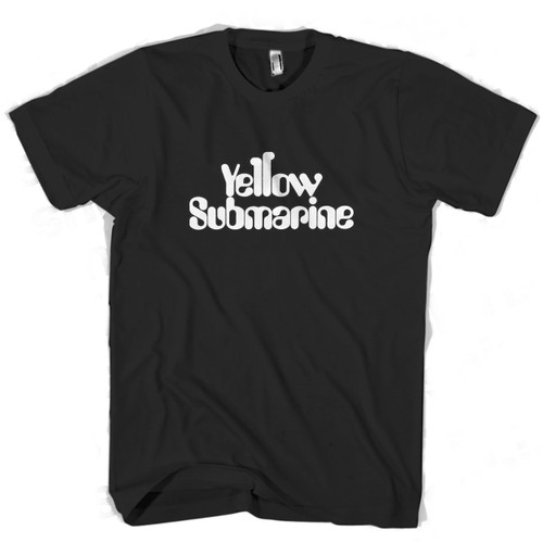 Yellow Submarine Logo Song Man's T shirt