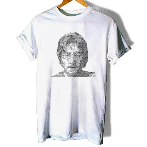 John Lennon Imagine Typography Lyrics Woman's T shirt