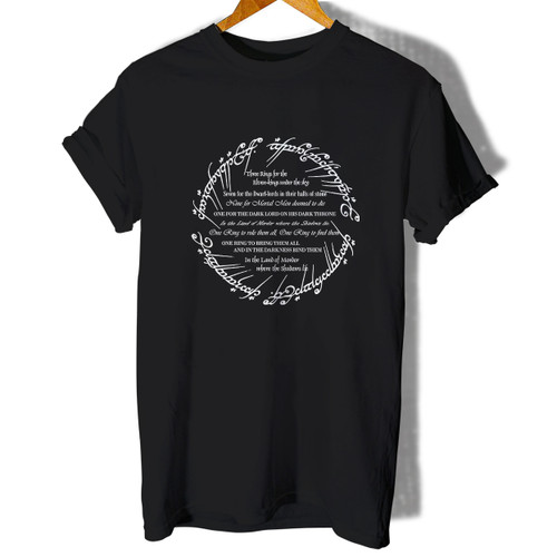 Lord Of The Rings The One Ring Poem Woman's T shirt