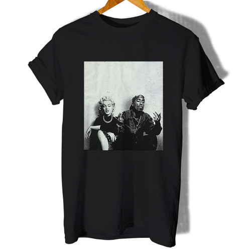 Marilyn Monroe Tupac Couple Woman's T shirt