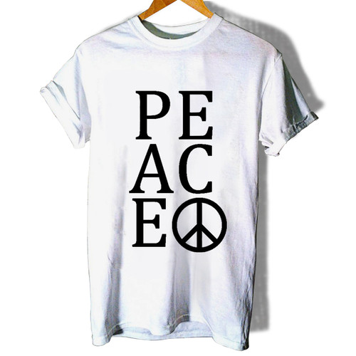 PEACE Slogan Woman's T shirt