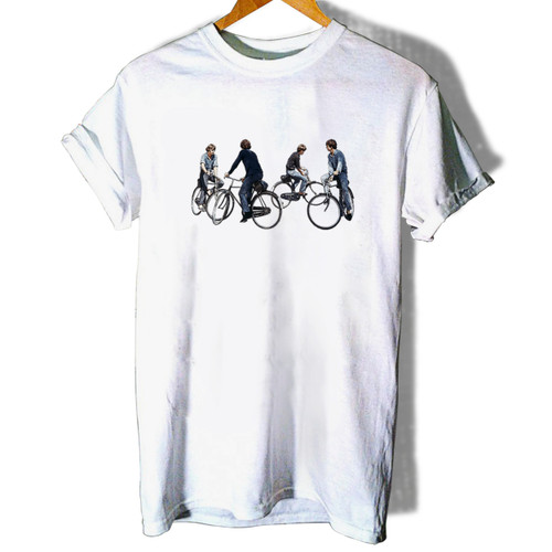 The Beatles Riding Bicycles Woman's T shirt
