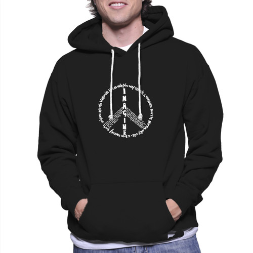 John Lennon Imagine Peace Quote Unisex Hoodie