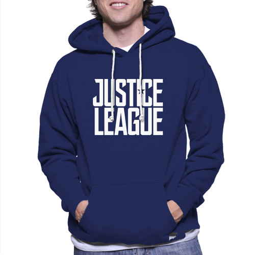 Justice League Logo BlackWhite Unisex Hoodie