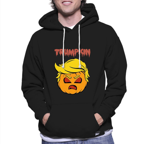 TRUMPKIN Pumpkin Halloween Funny Donald Trump Unisex Hoodie