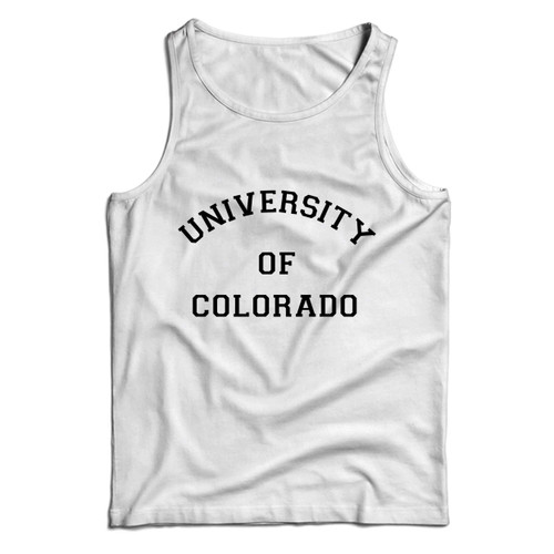 University Of Colorado Man Tank top