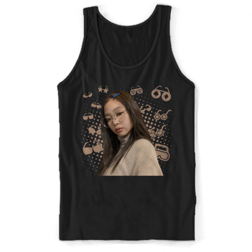 Jennie With Glasses Woman Tank top