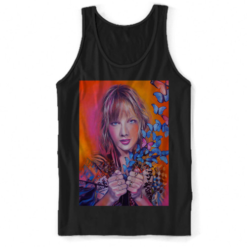 Taylor Swift Butterfly Art Woman Tank top