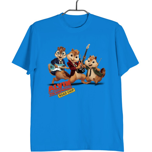 Alvin And the Chipmunks Road Chip With friends And Guitar Man's T shirt