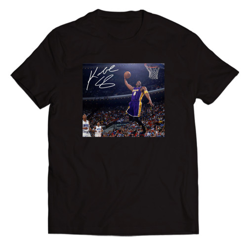 Kobe Bryant Slam Dunk Signature Man's T shirt