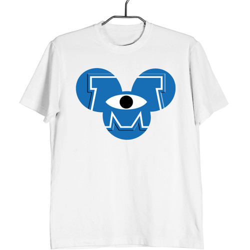 Monster University logo inspired Of Mickey mouse Head Man's T shirt