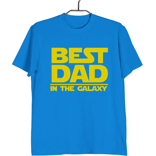 Best Dad in the Galaxy Quote Man's T shirt