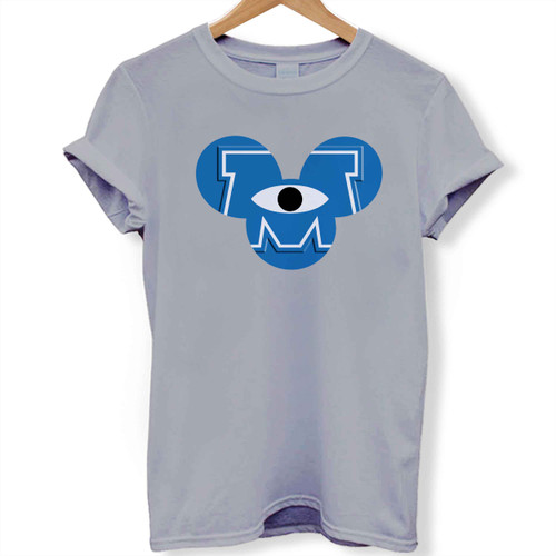 Monster University logo inspired Of Mickey mouse Head Woman's T shirt