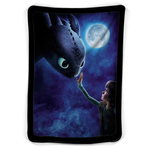 How to Train Your Dragon Toothless Moon Blanket