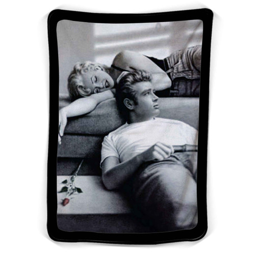 James Dean And Marilyn Monroe Blanket