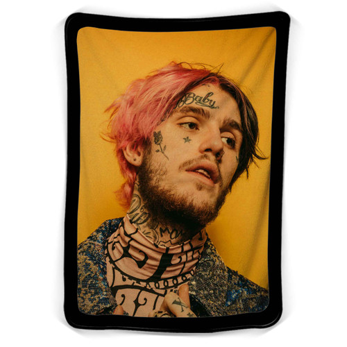 Lil Peep Sad Face Blanket