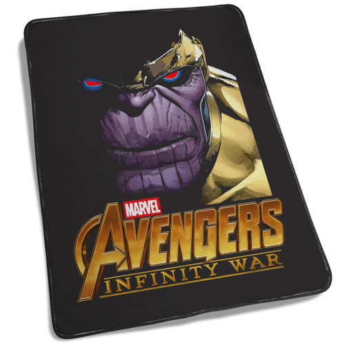 Avengers Infinity War Thanos Eyes Light Blanket