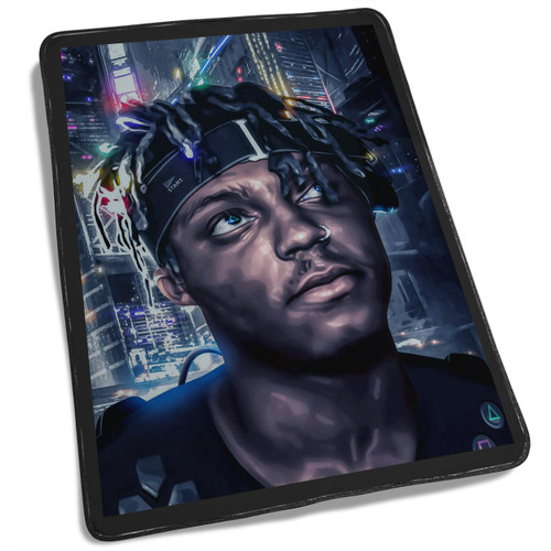 Juice WRLD Face Art Blanket