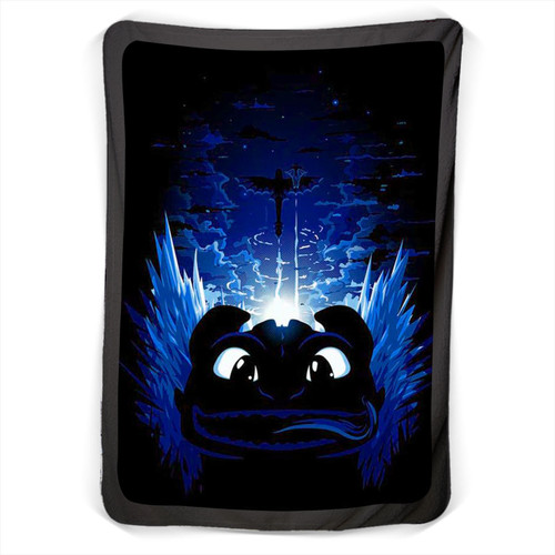 How To Train Your Dragon Flying Toothless Blanket