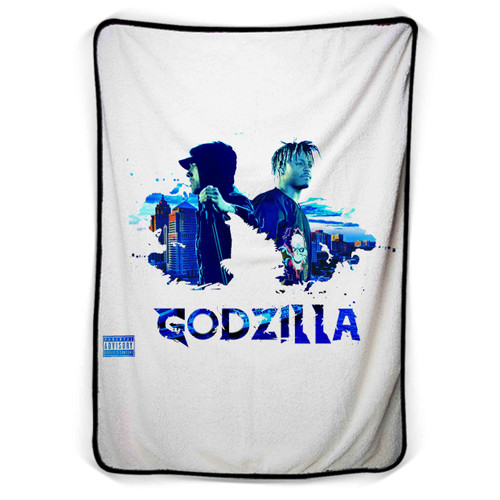 Eminem Juice Wrld Godzilla Art Blanket