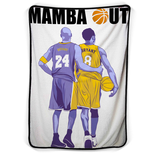 Kobe Bryant Mamba Out Blanket