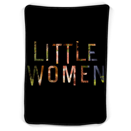 Little Woman Movies Logo Blanket