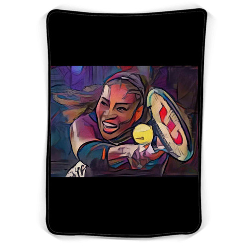 Serena Williams Art Blanket