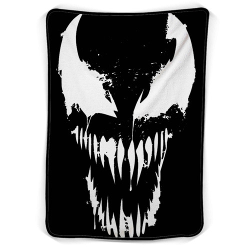 Venom Skull Logo Blanket