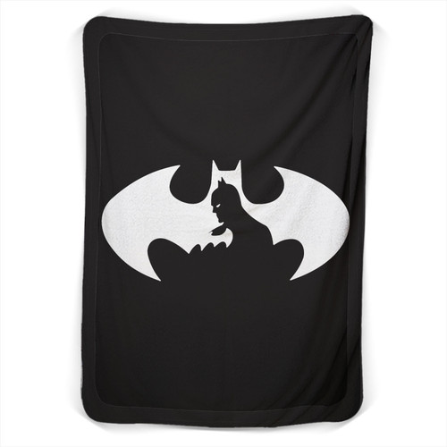 Batman Logo And Hero Blanket