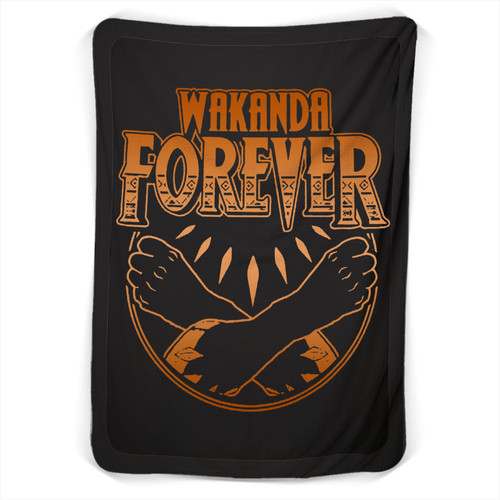 Wakanda Forever Symbol Blanket