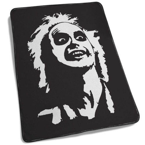 Beetlejuice Face Blanket