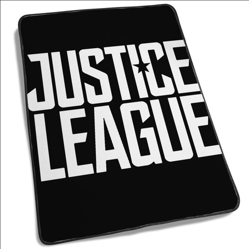 Justice League Logo BlackWhite Blanket