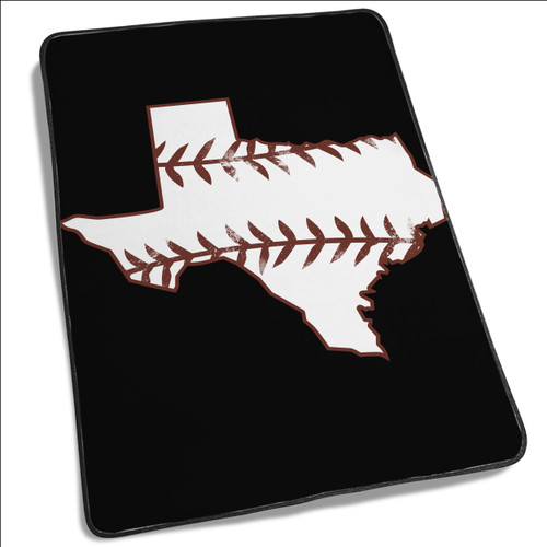 Texas Baseball logo Blanket