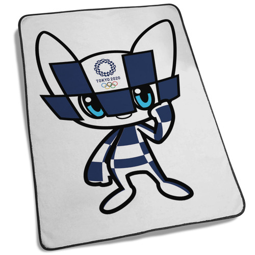 Tokyo Olympics 2020 Mascot Blue Blanket