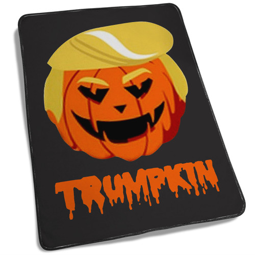TRUMPKIN Halloween Funny Donald Trump Blanket