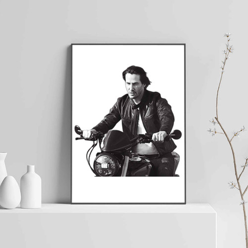 Keanu Reeves Motorcycle Posters