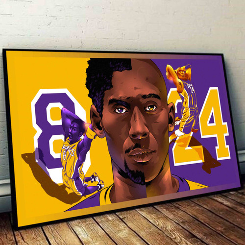 Kobe 8 vs 24 Bryant Posters