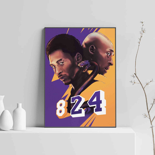 Kobe Bryant 8 vs 24 Fight Posters