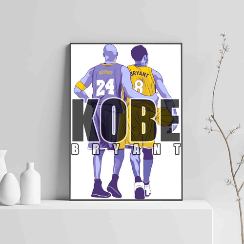Kobe Bryant 8 vs 24 Posters