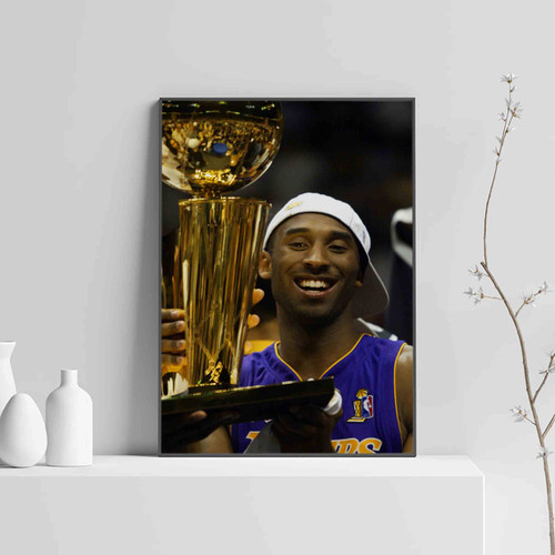 Kobe Bryant Seated After Championship Posters