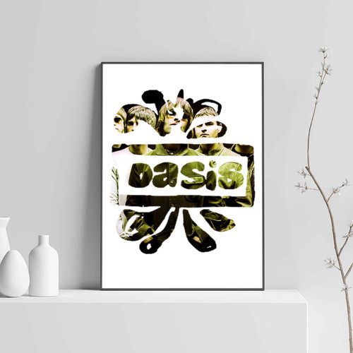 Oasis Logo Flower Posters